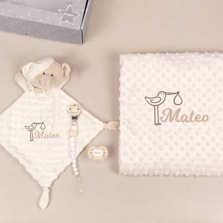 Cajita Premium Clásica Beige Personalizada