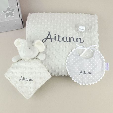 Cajita Premium Personalizada gris